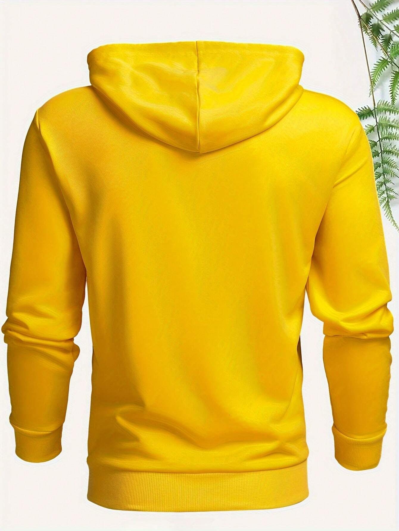 Men'S Regular Fit Lightweight Hoodie with Pockets, Long Sleeve Casual Sweatshirt for Spring and Autumn, Suitable for Casual, Commuting, Outdoor Activities, Gifts for Husband or Boyfriend