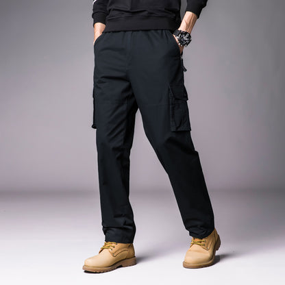Men'S Leisure Cargo Loose Multi-Pocket Casual Sports Pants