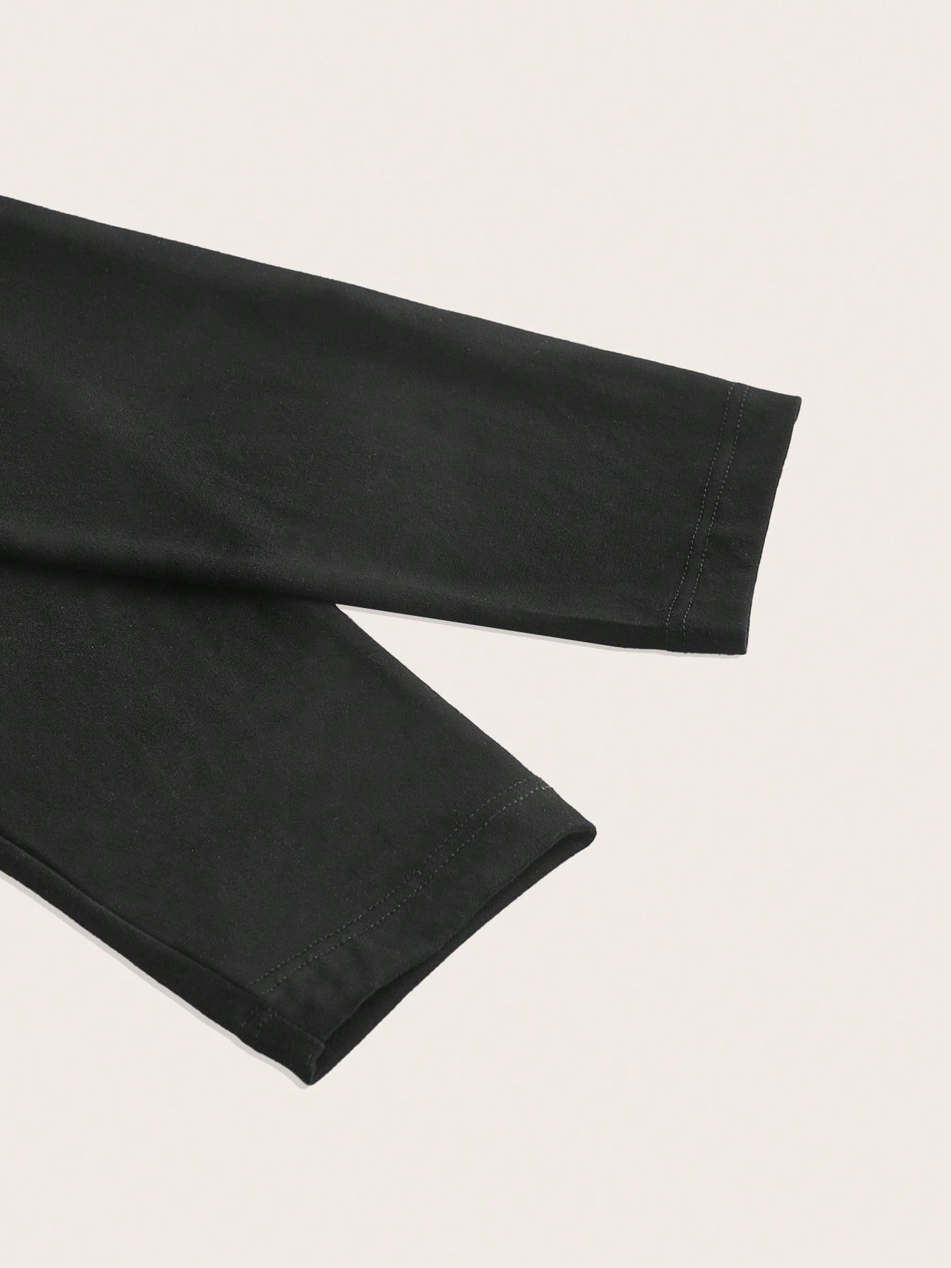 SHEIN Ezwear 2Pcs Solid Elastic Waist Leggings