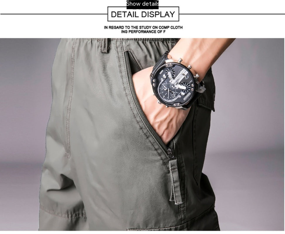 Men'S Leisure Cargo Loose Multi-Pocket Casual Sports Pants