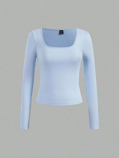 SHEIN Ezwear 3Pcs round Neck Short Sleeve Cropped Casual T-Shirts for Women, Summer Suitable for Going Out