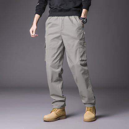 Men'S Leisure Cargo Loose Multi-Pocket Casual Sports Pants