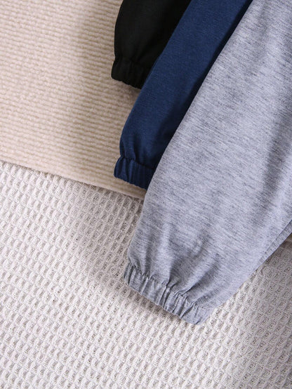 Young Boy 2-7 Years Old 3Pcs Tie Waist Casual Sport Pants for Spring, Summer and Fall